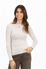 21Jewelz Cashmere top - ecru