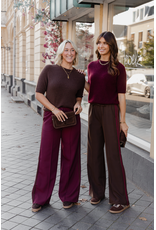 21Jewelz Jogger met streep - bordeaux
