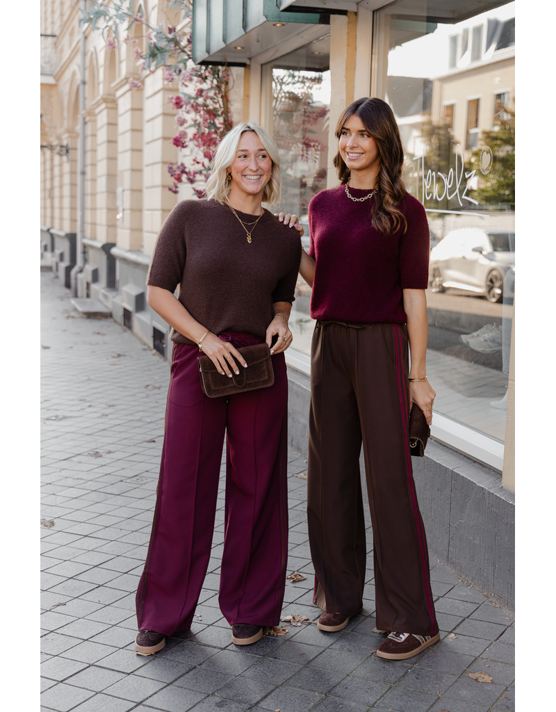 21Jewelz Jogger met streep - bordeaux
