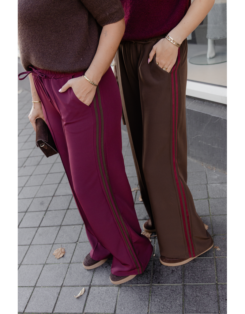 21Jewelz Jogger met streep - bordeaux