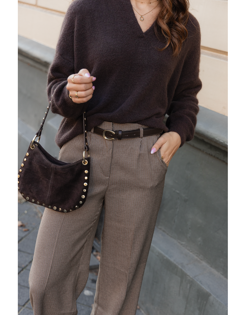 21Jewelz Pantalon met ruitpatroon - beige