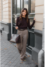 21Jewelz Pantalon met ruitpatroon - beige