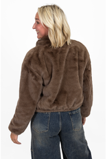 21Jewelz Fluffy jas - bruin