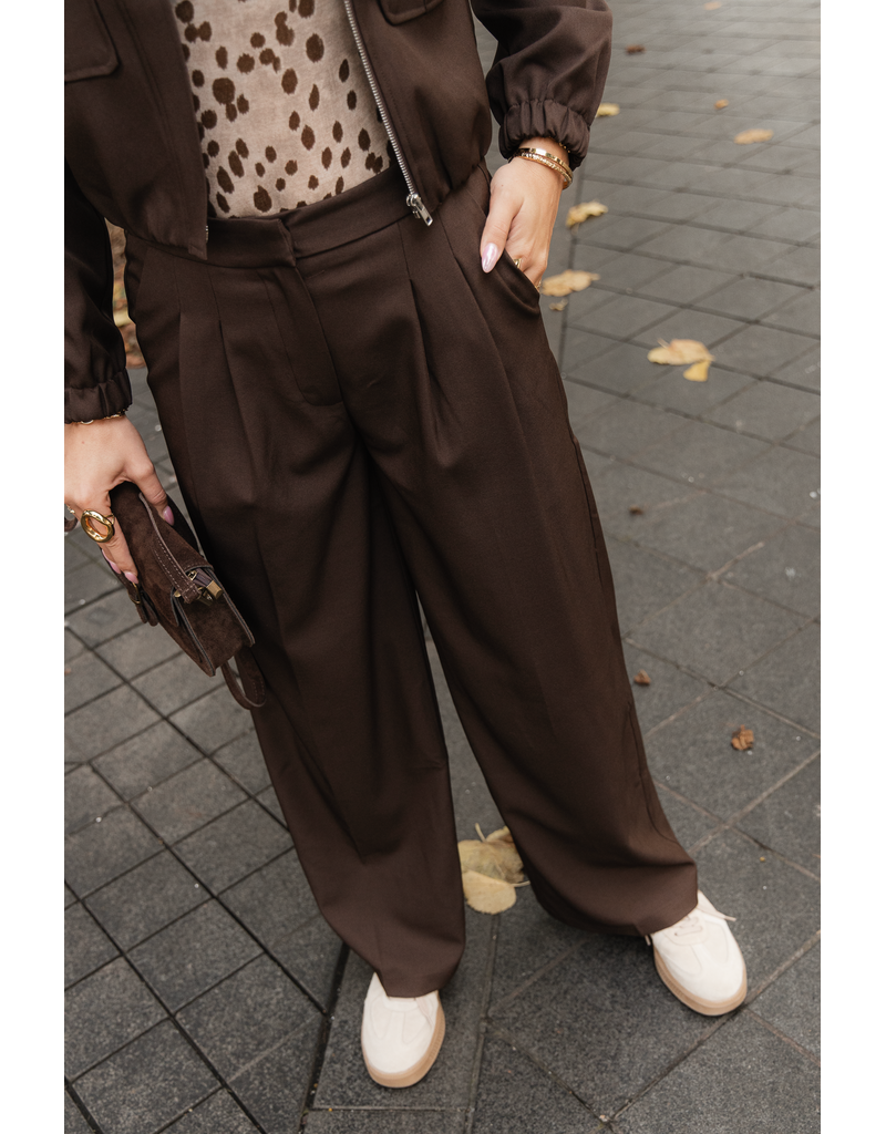 21Jewelz Pantalon met plooien - bruin