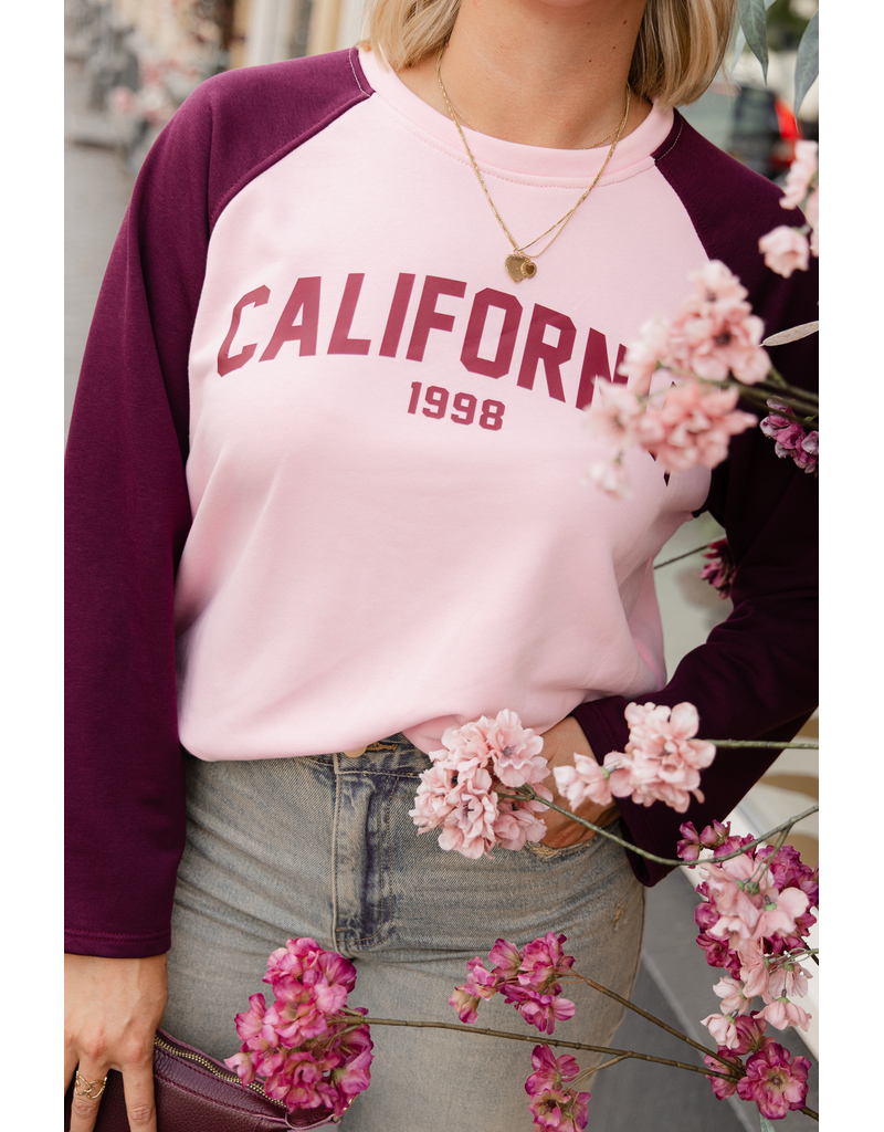 21Jewelz California trui - roze/bordeaux