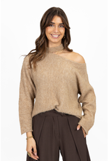 21Jewelz One shoulder trui - camel