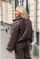 21Jewelz Gewatteerde jas - bruin