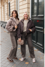 21Jewelz Gewatteerde jas - taupe