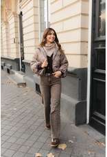 21Jewelz Gewatteerde jas - taupe