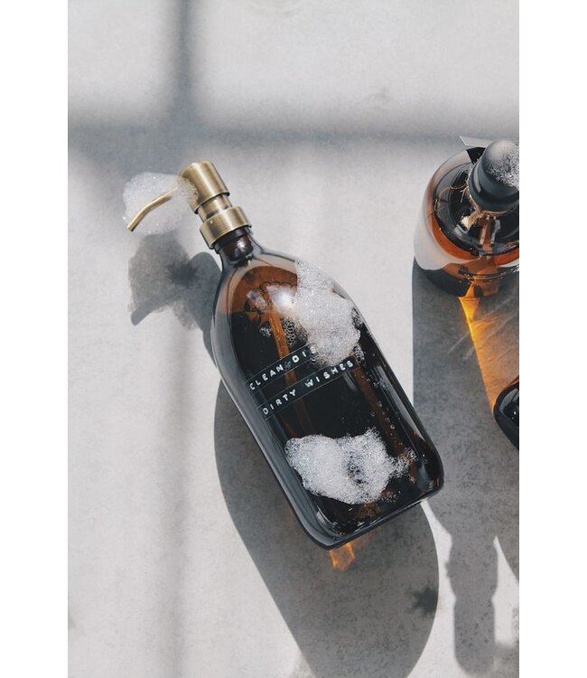 Spülmittel 1L Bambus - Messingpumpe