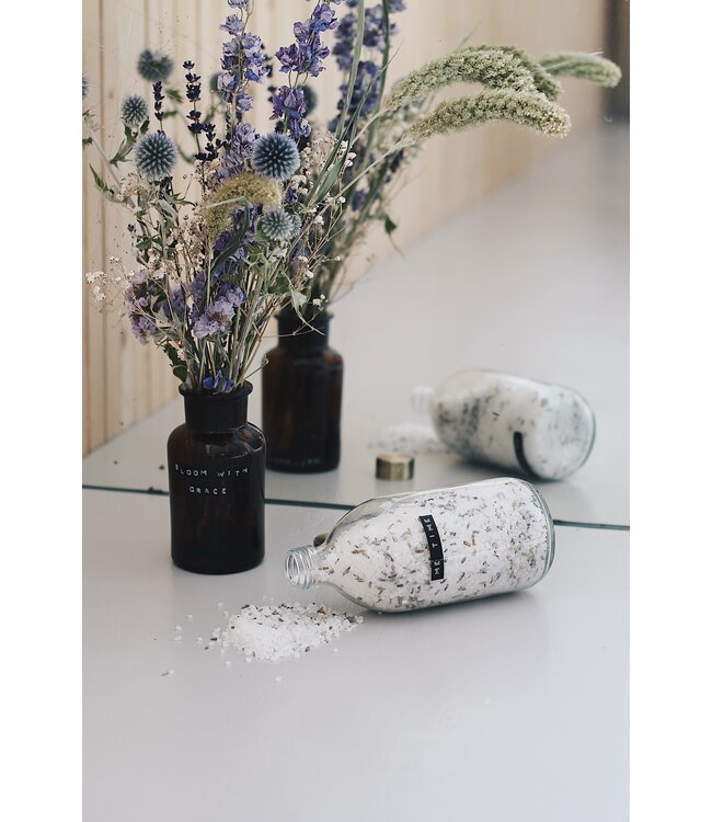 Badesalz -  Lavendel 500ml mit Messingkappe