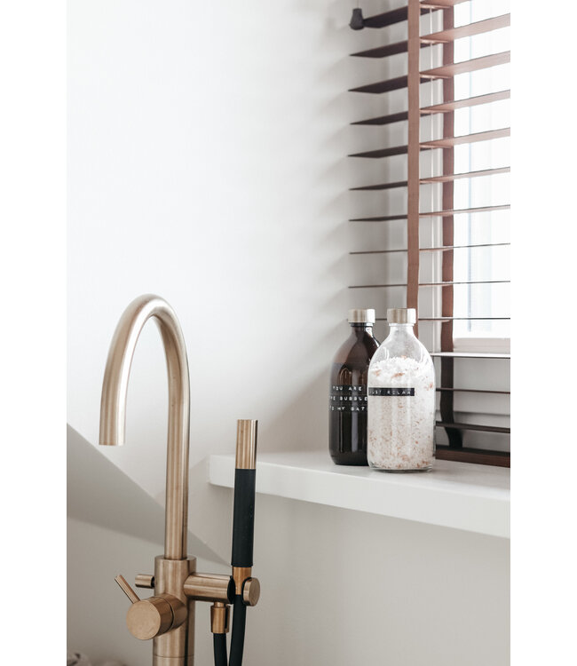 Badzout - Rozen 500ml met Messing dop