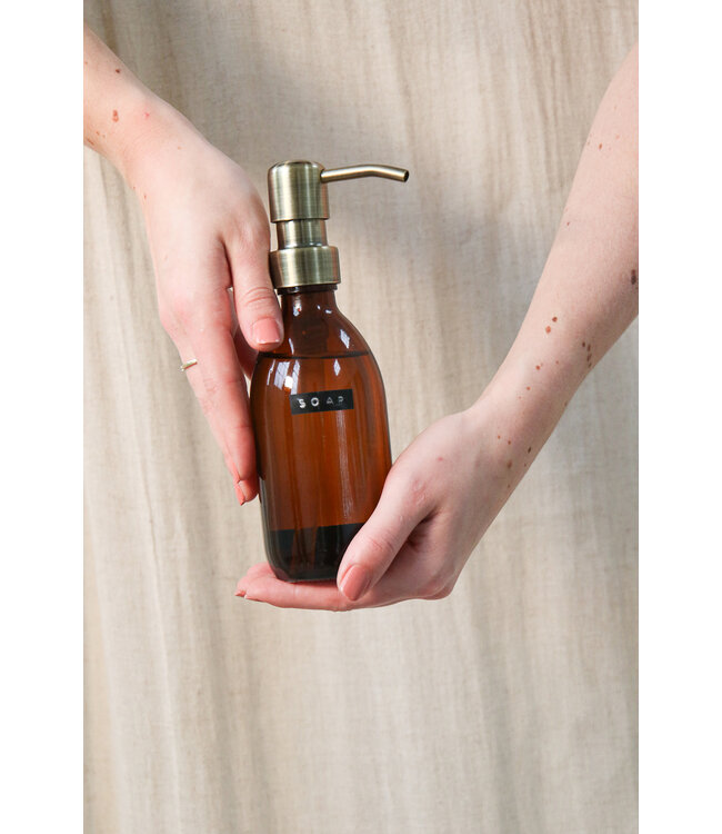 Hand soap - Bamboo 250ml with Brass pump