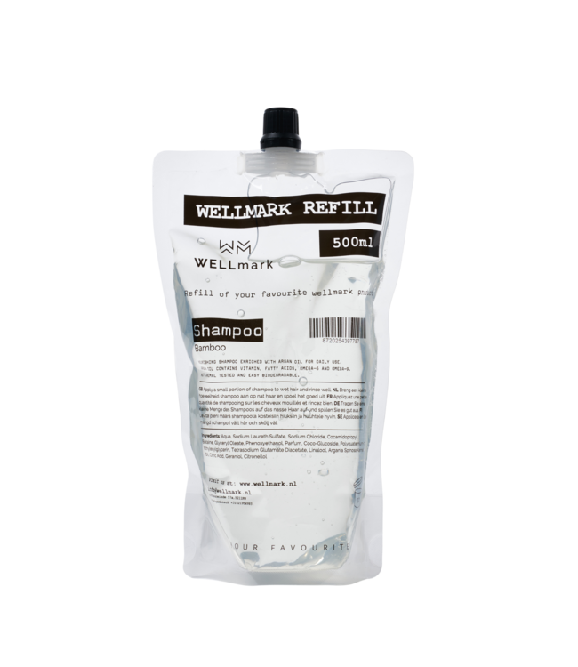 Refill shampoo 500ml bamboe