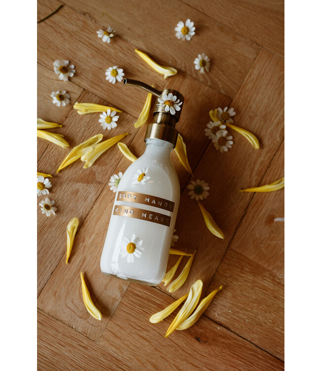 Hand lotion - Frisse Linnen 250ml met Messing pomp