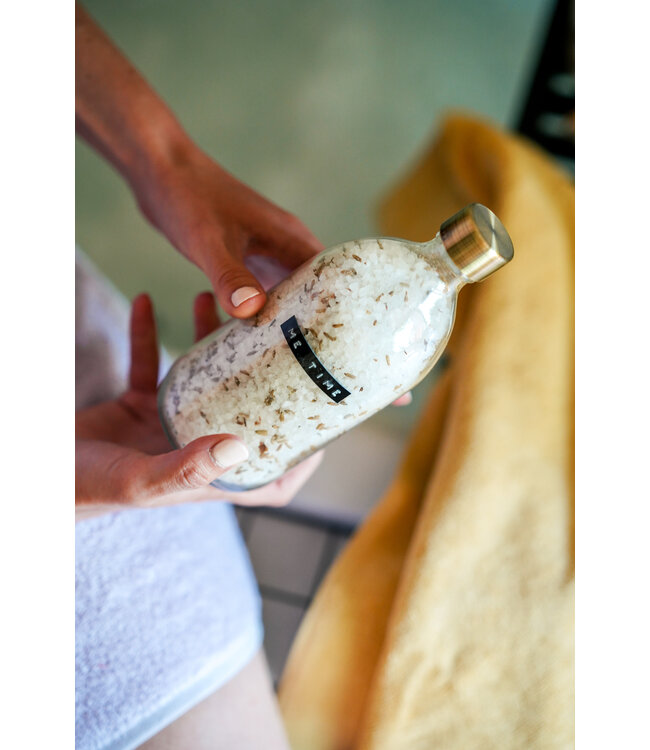 Bath salts - Lavender 500ml with Brass cap