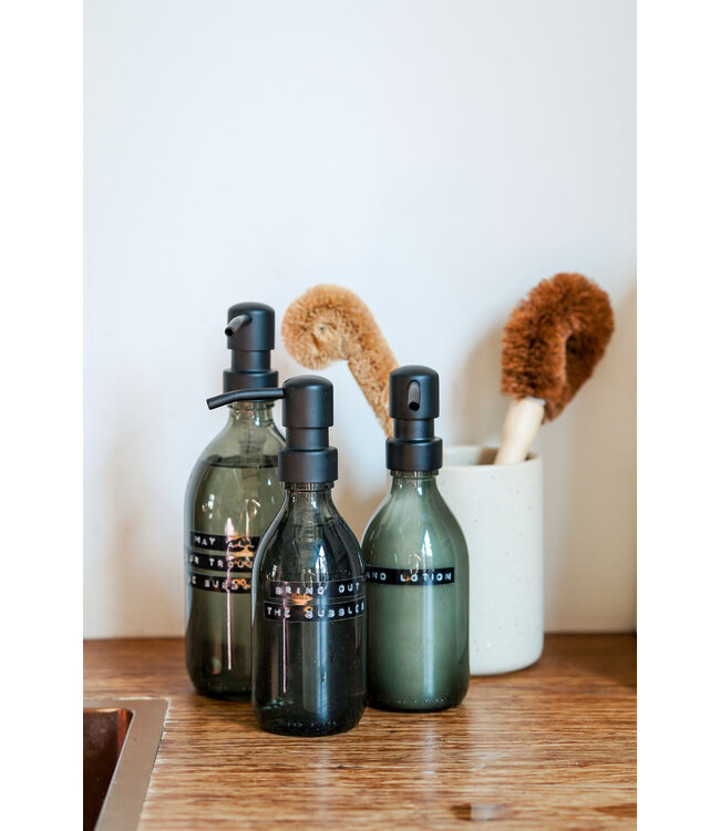 Hand lotion - Dark Amber 250ml met Zwarte pomp