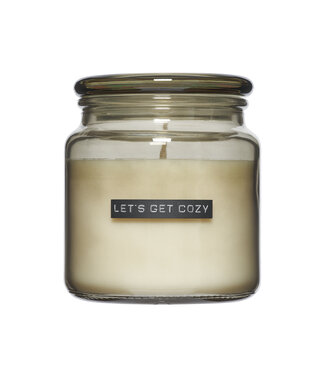 LET'S GET COZY Grote Geurkaars - Dark Amber