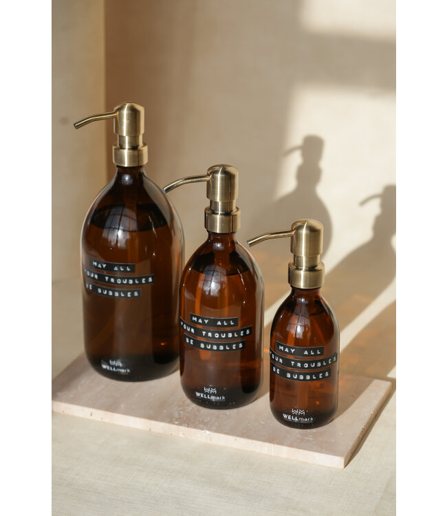 Hand soap - Bamboo 250ml with Brass pump