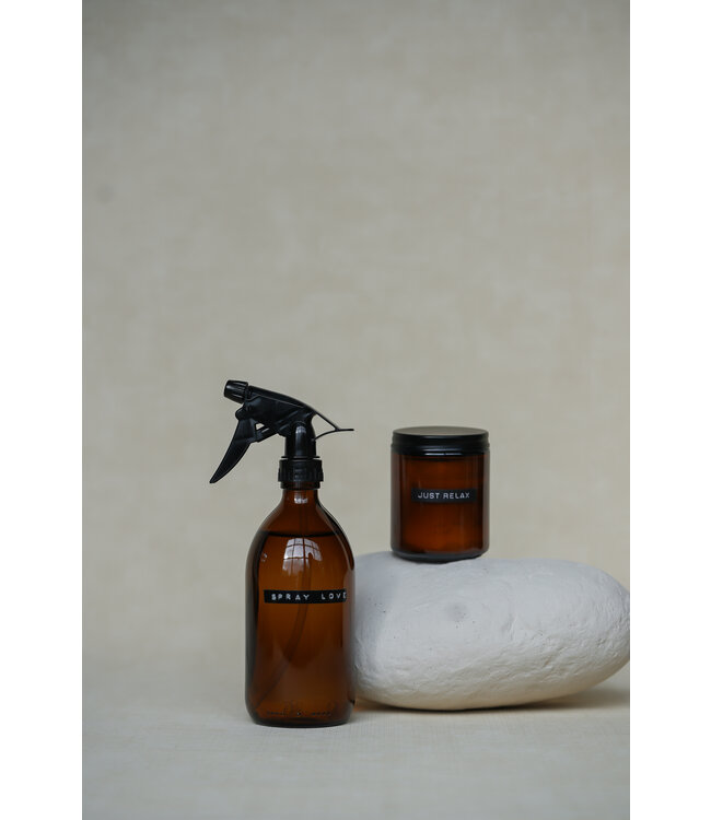 Medium Geurkaars - Cedarwood met Zwarte dop