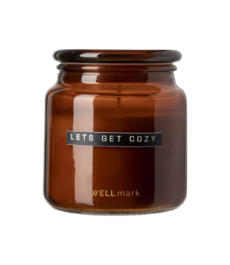 LET'S GET COZY Big fragrance candle cedarwood