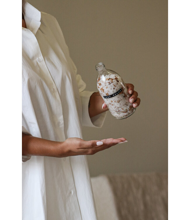 Badzout - Rozen 500ml met Messing dop