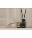 Geurstokjes 200ml dark amber - zwarte ring