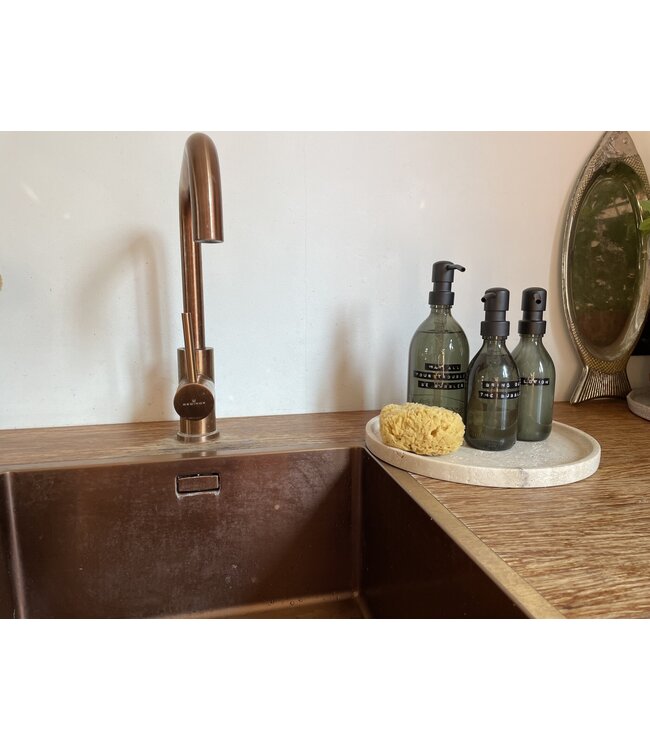 Hand lotion - Dark Amber 250ml met Zwarte pomp