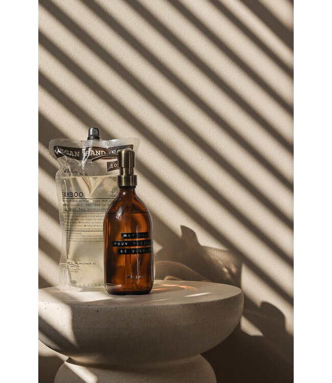 Hand soap - Bamboo 500ml with Brass pump