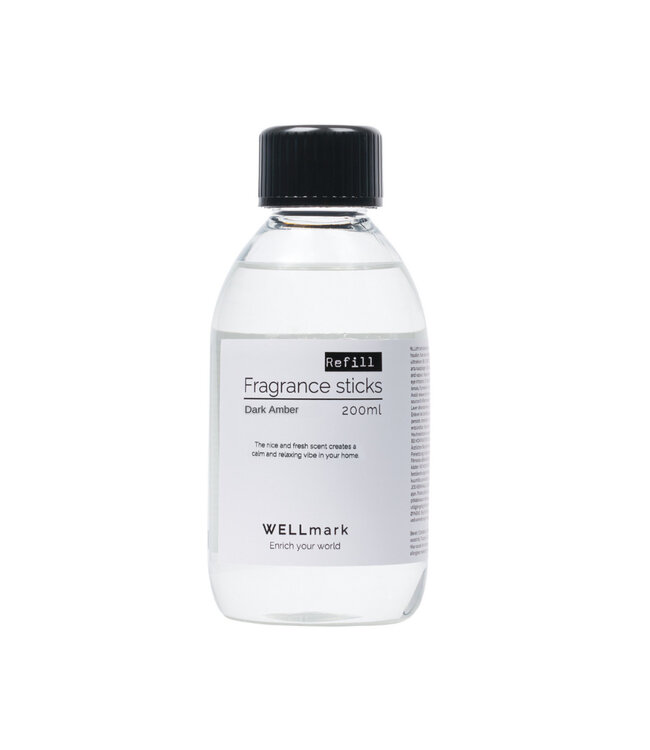 Refill geurstokjes 200ml Dark Amber