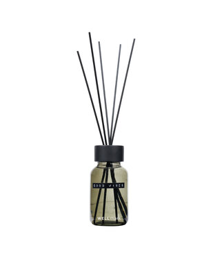 GOOD VIBES Geurstokjes 200ml dark amber - zwarte ring