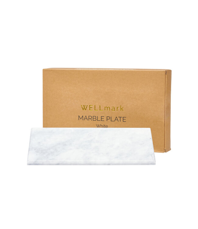 Marble plate - White