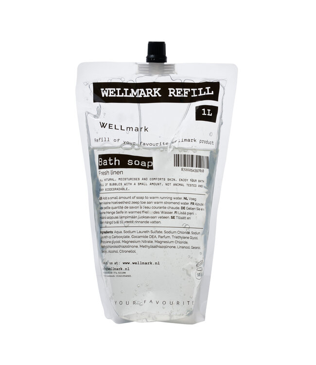 Refill Bad zeep - Frisse Linnen 1L