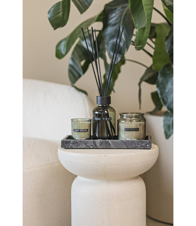 Maxi Geurstokjes - Dark Amber 400ml met Zwarte ring