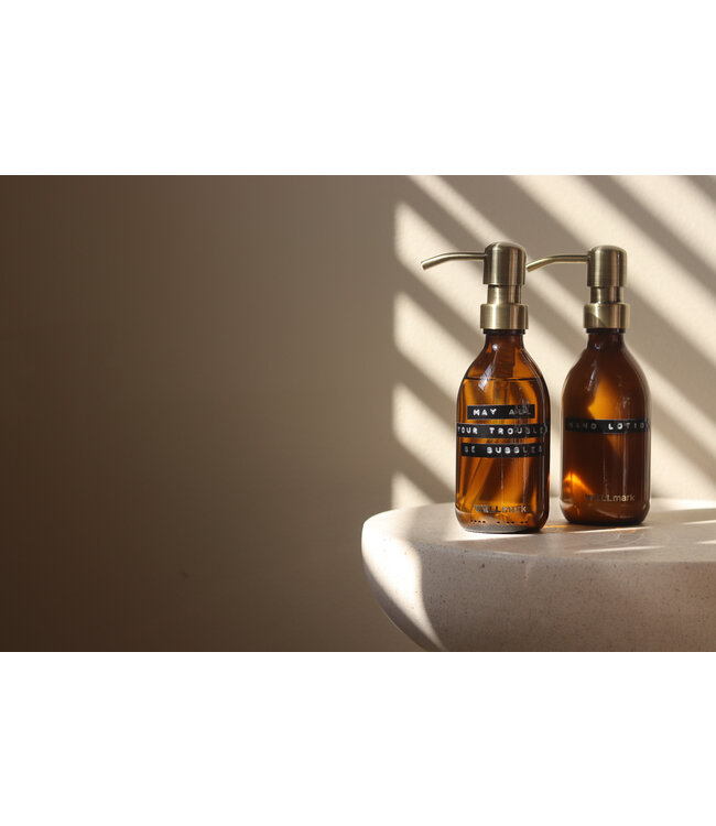 Handlotion 250ml bamboe - messing pomp