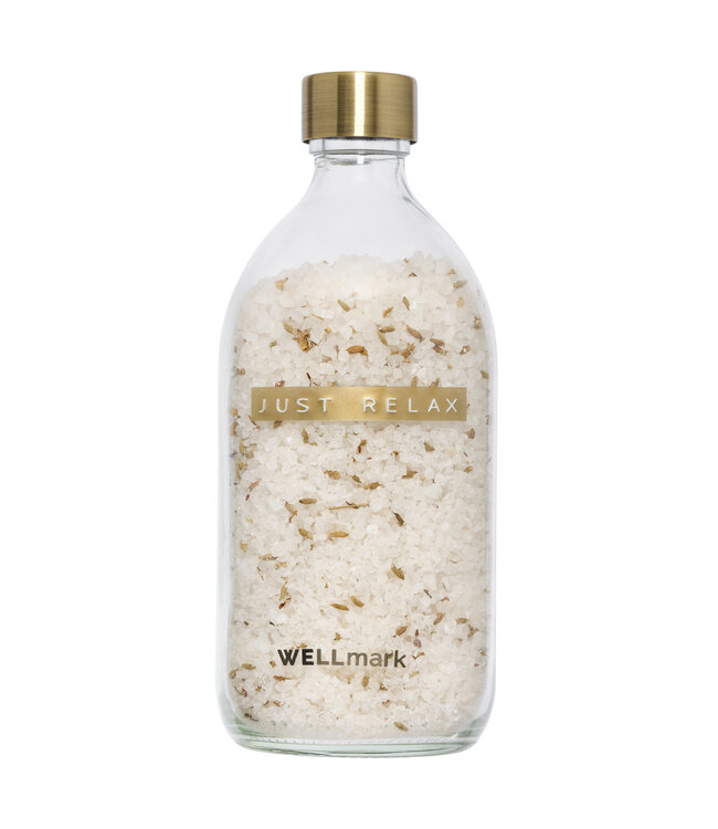 Badesalz 500 ml Lavendel - Messingverschluss