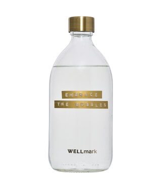 EMBRACE THE BUBBLES Badzeep 500ml frisse linnen - messing dop