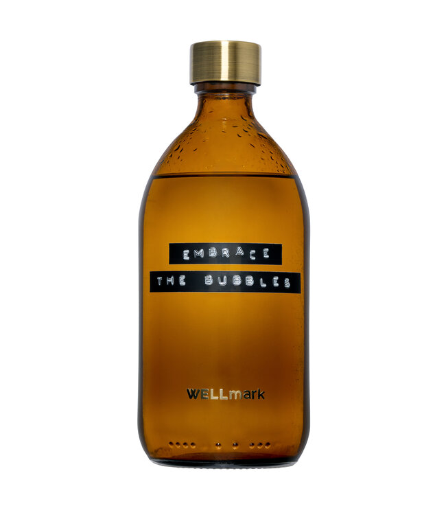 Badzeep 500ml bamboe - messing dop