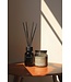 Personalized reed diffusers 200ml Dark Amber - black ring