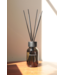 Personalized reed diffusers 200ml Dark Amber - black ring