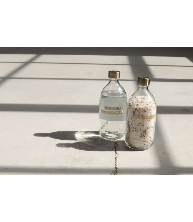 Bath Salt - Lavender 500ml with Brass cap