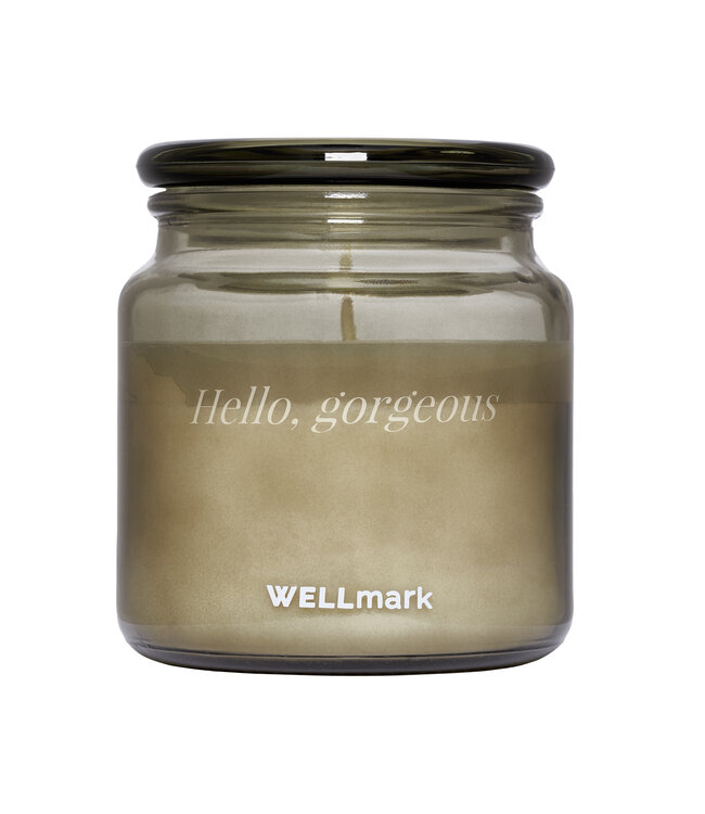 Gepersonaliseerde Grote Geurkaars - Dark Amber