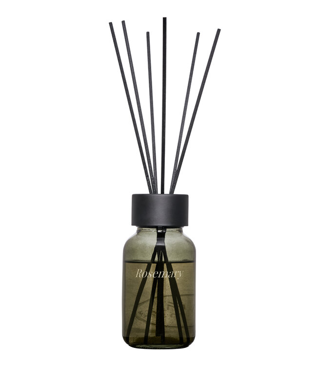 Personalized reed diffusers 200ml Dark Amber - black ring