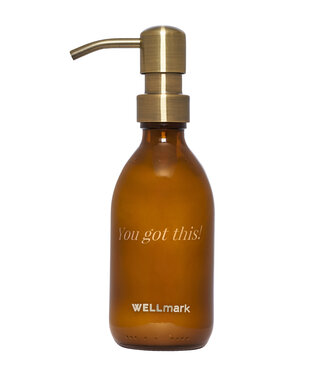 BAMBOO Gepersonaliseerde handlotion 250ml bamboe - messing pomp