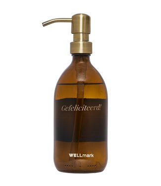 BAMBOO Gepersonaliseerde handzeep 500ml bamboe - messing pomp