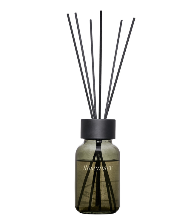 Gepersonaliseerde Geurstokjes - Dark Amber 200ml met Zwarte ring