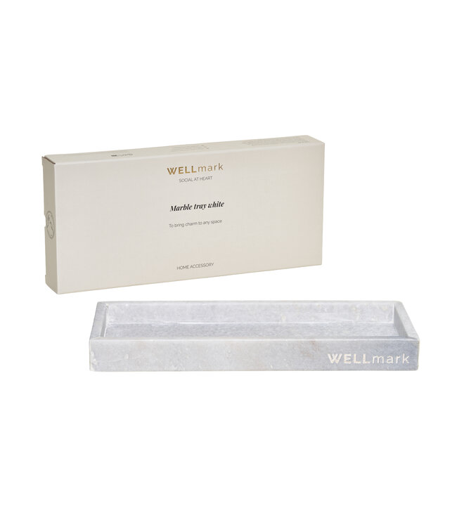 Marmortablett – Soft White