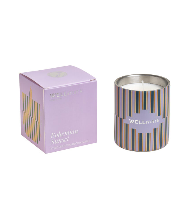 Scented Candle 220gr Bohemian Sunset - scent Midnight Amber