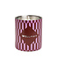 Scented Candle 220gr Pink Rouge- scent Midnight Amber