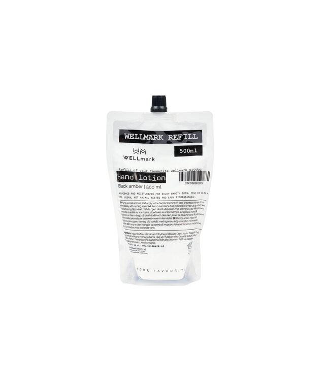 Handlotion-Set + Nachfüllpackung Dark Amber Schwarze pump